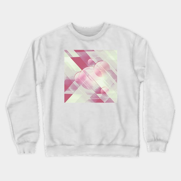 Pink Pattern Crewneck Sweatshirt by Graph'Contact